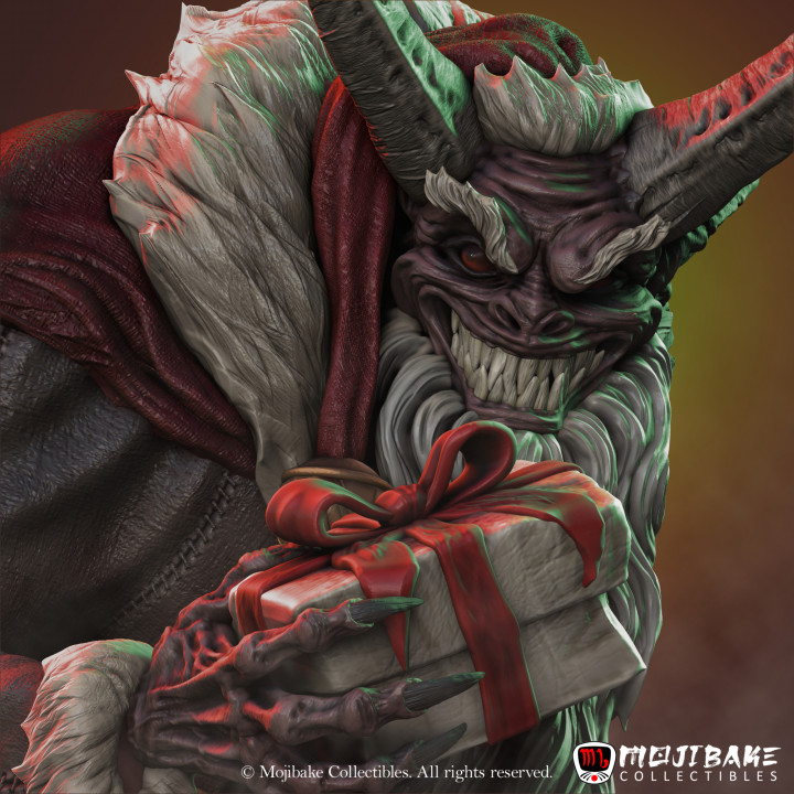 3D Printable Krampus Statue (presupported) by Mojibake Collectibles