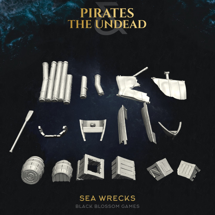 UT02S14 Sea Wrecks :: UMC 02 Pirates vs the Undead :: Black Blossom Games image