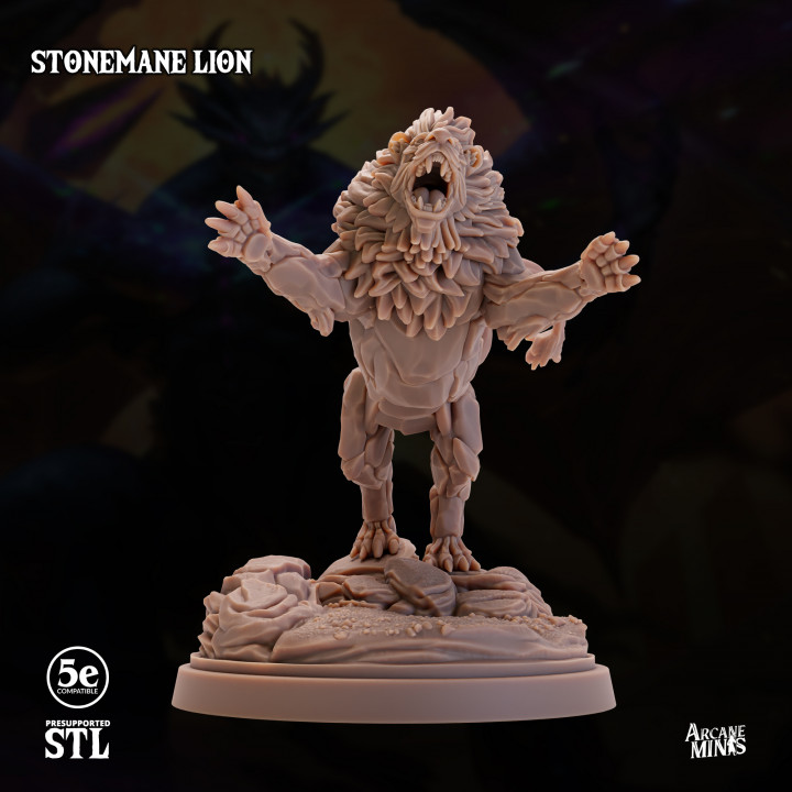 Stonemane Lion image