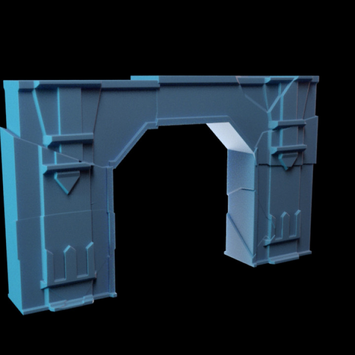 Echoes of Moria: 3D Printable Gateways in Different Stages of Decay image