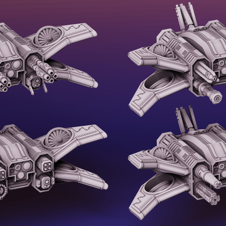 3d printable the lic adi taskmaster command drones by the lelanian