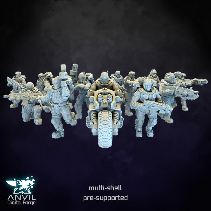 Exo-Lord Coalition Marines - Anvil Digital Forge January 2024 image