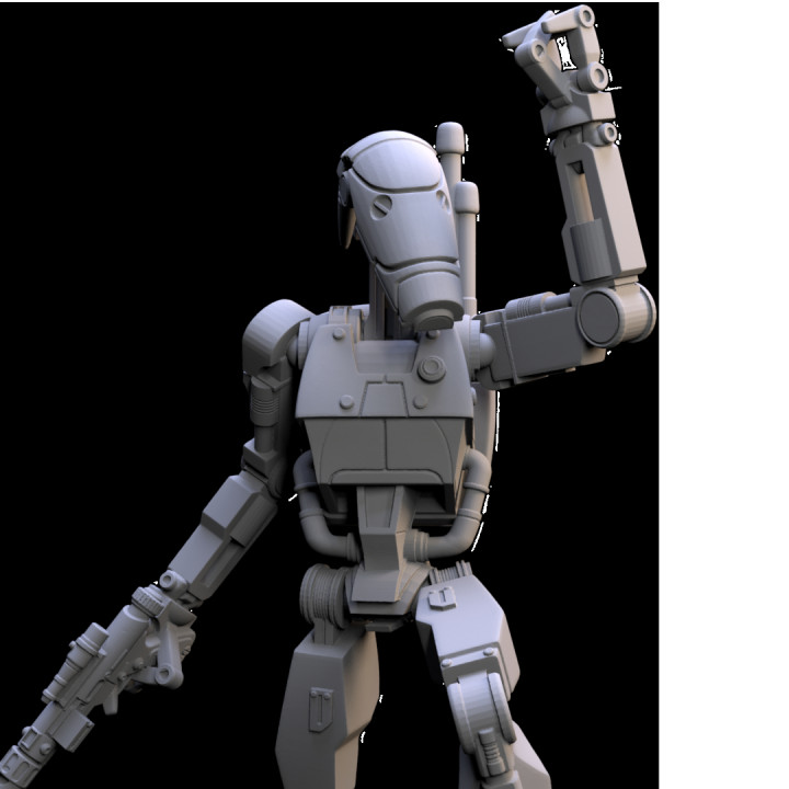 Officer Battle Droid Miniatures