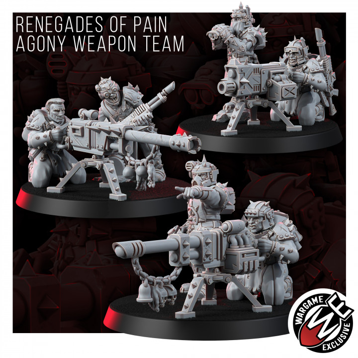 RENEGADES OF PAIN AGONY WEAPON TEAMS image