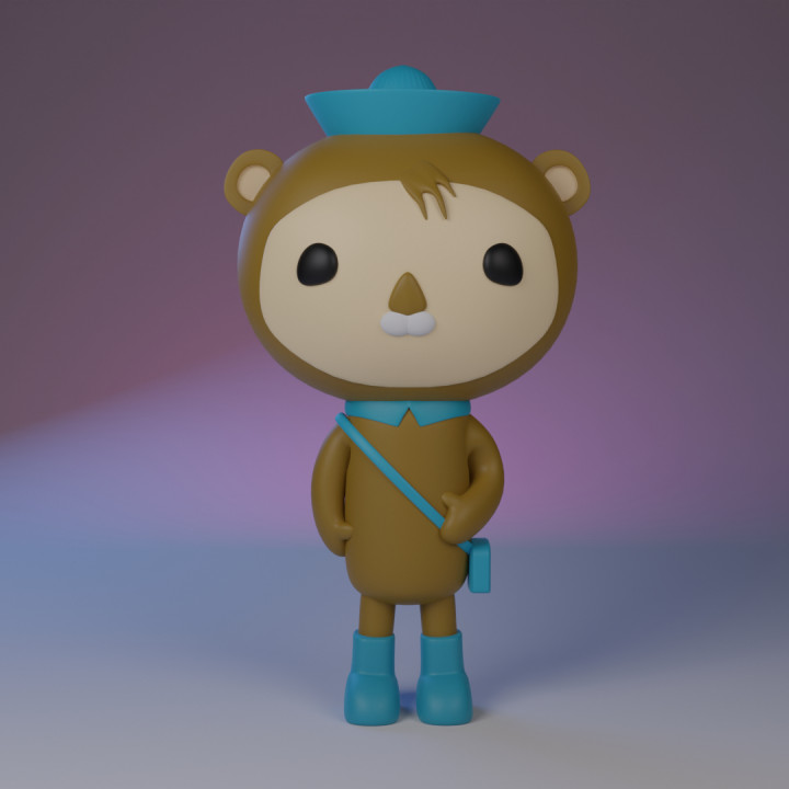 3D Printable shellington octonauts by Martin Rodriguez