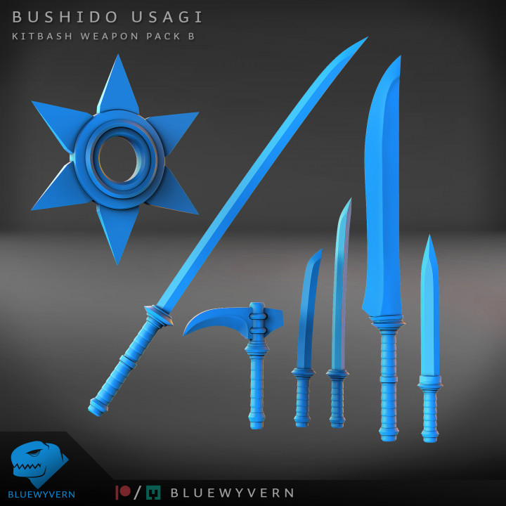 Bushido Usagi - Kitbash Weapon Pack B image