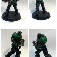 Picture of print of Sergeant Nykol - Light scouts - Free model - Human empire [PRESUPPORTED]