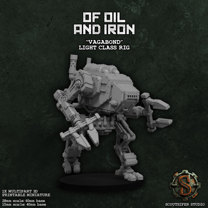"Vagabond" Light Rig | Dieselpunk Mech