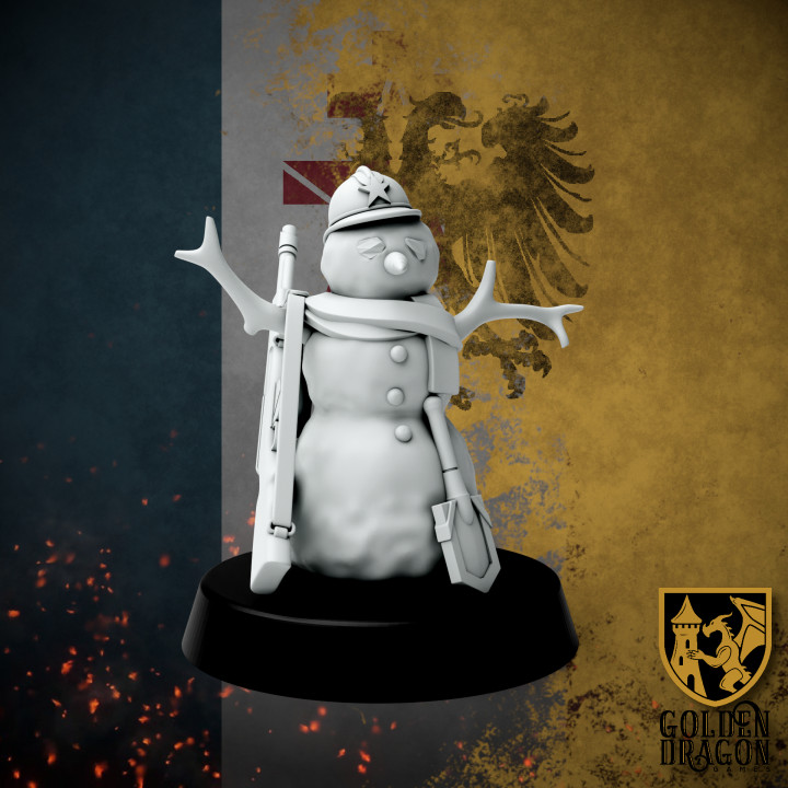 Marcher Holiday: Christmas Truce of 1938 Snowman image