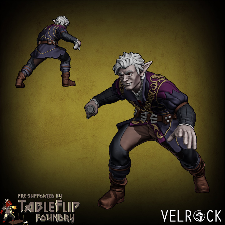 Vampire Rogue, 2 Poses (PRESUPPORTED) image