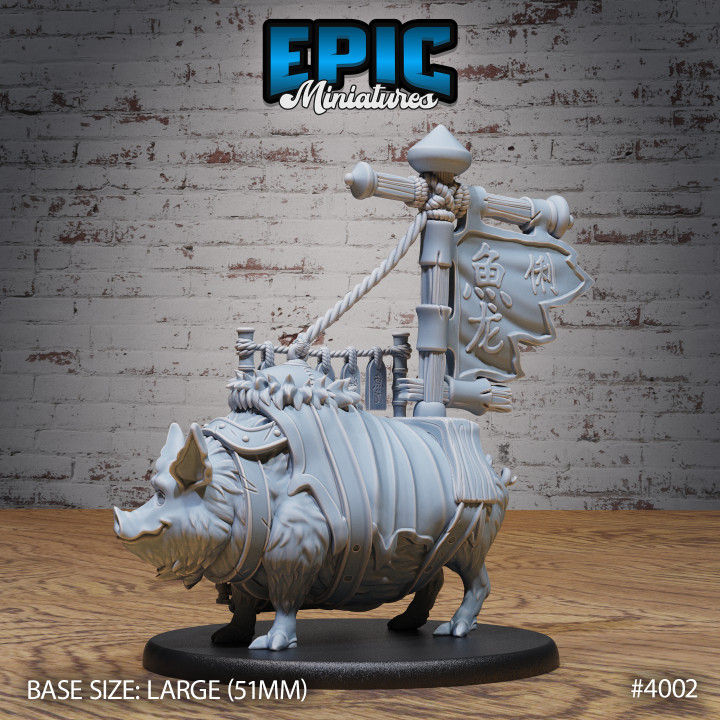 Pig Food Stall / Farm Animal / Swine / Cattle / Human Livestock / Barn / Village Encounter