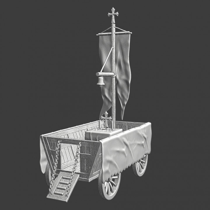 Medieval Holy Wagon - Used for praying before/under battle image