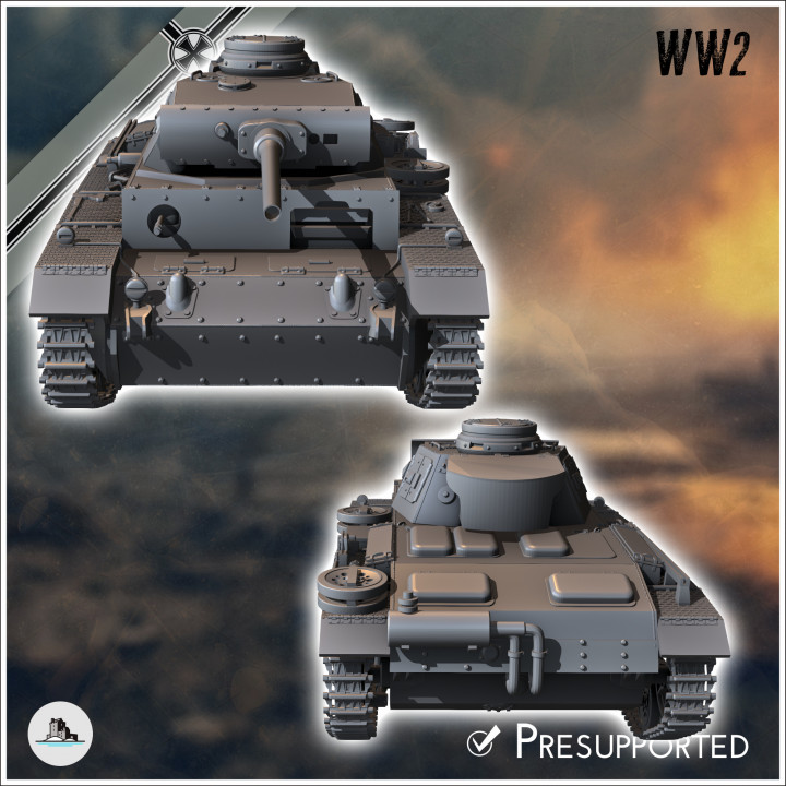 Panzer III Ausf. M - Germany Eastern Western Front Normandy Stalingrad Berlin Bulge WWII image