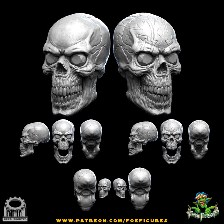 Realistic Demilich Skull image