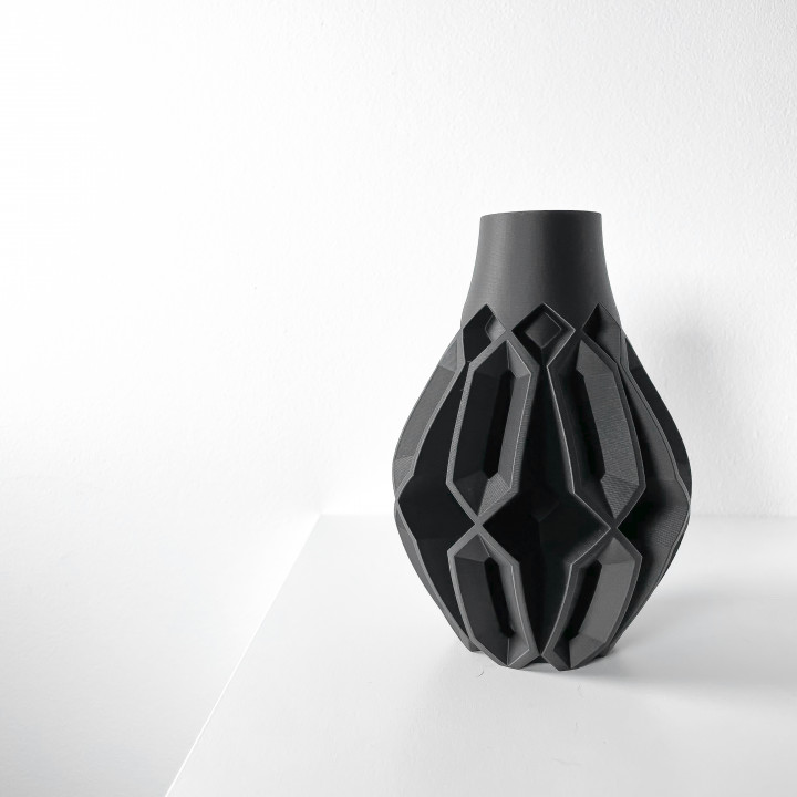 The Vesperi Vase, Modern and Unique Home Decor for Dried and Preserved Flower Arrangement  | STL File image