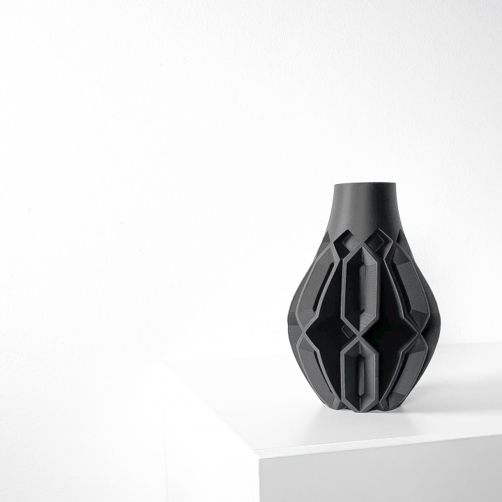 The Vesperi Vase, Modern and Unique Home Decor for Dried and Preserved Flower Arrangement  | STL File image