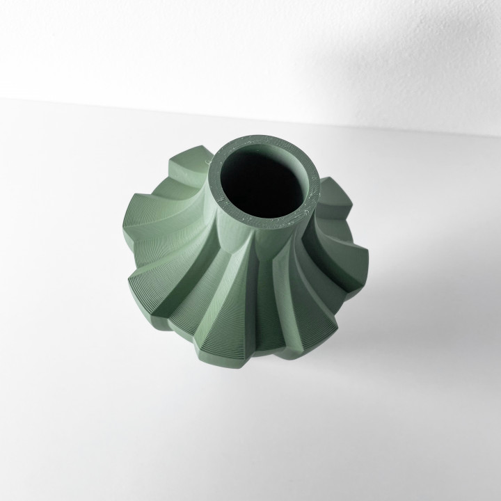 The Novak Vase, Modern and Unique Home Decor for Dried and Preserved Flower Arrangement | STL File