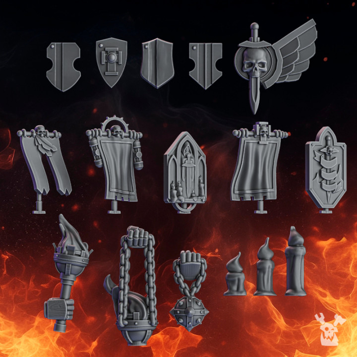 Pactum Aeternum Knight Decor Bits