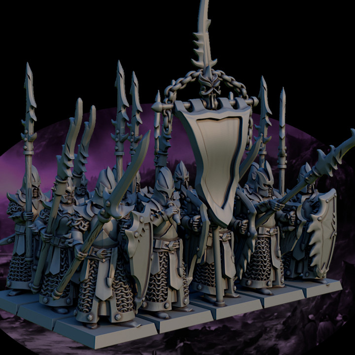 Dark elves Spearmen