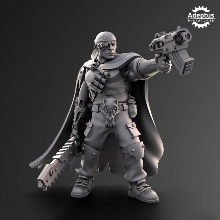 Commander Fang. Pose 1. Imperial Guard image