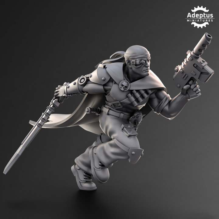 Commander Fang. Pose 2. Imperial Guard image