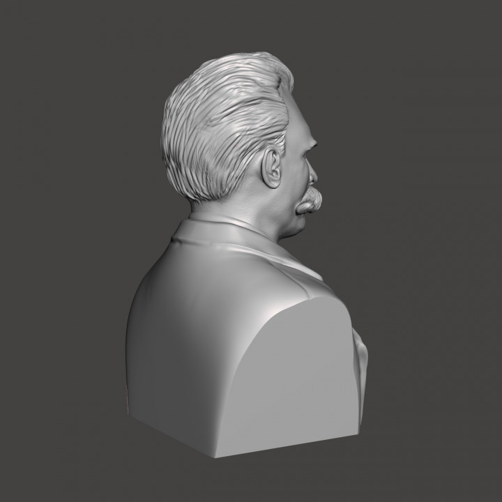 Friedrich Nietzsche - High-Quality STL File for 3D Printing (PERSONAL USE) image