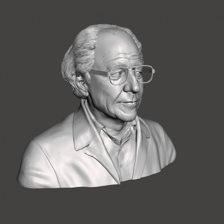 Jean Baudrillard - High-Quality STL File for 3D Printing (PERSONAL USE) image