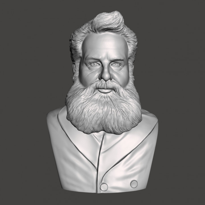 Alexander Graham Bell - High-Quality STL File for 3D Printing (PERSONAL USE) image
