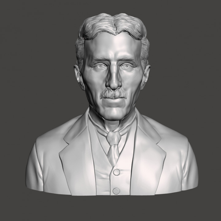 Nikola Tesla - High-Quality STL File for 3D Printing (PERSONAL USE) image