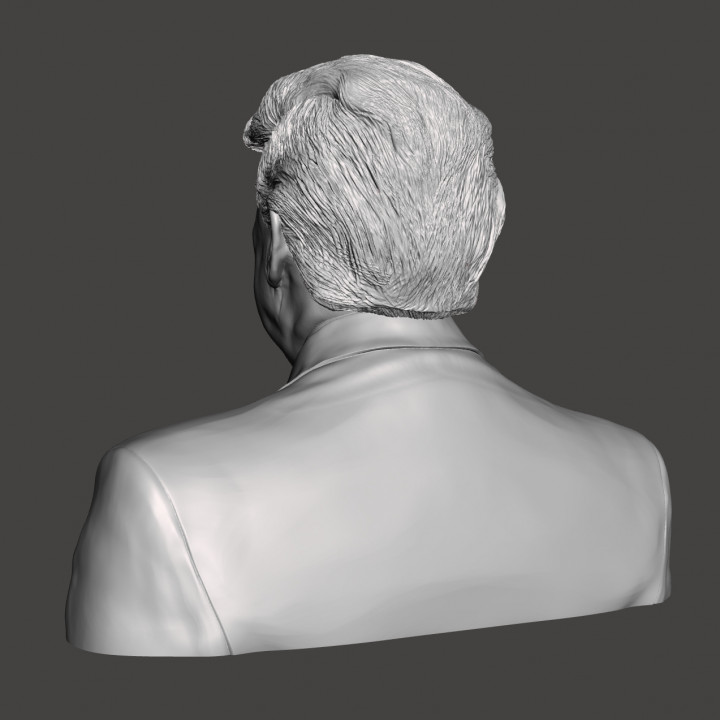 3D Printable Donald Trump - High-Quality STL File for 3D Printing ...