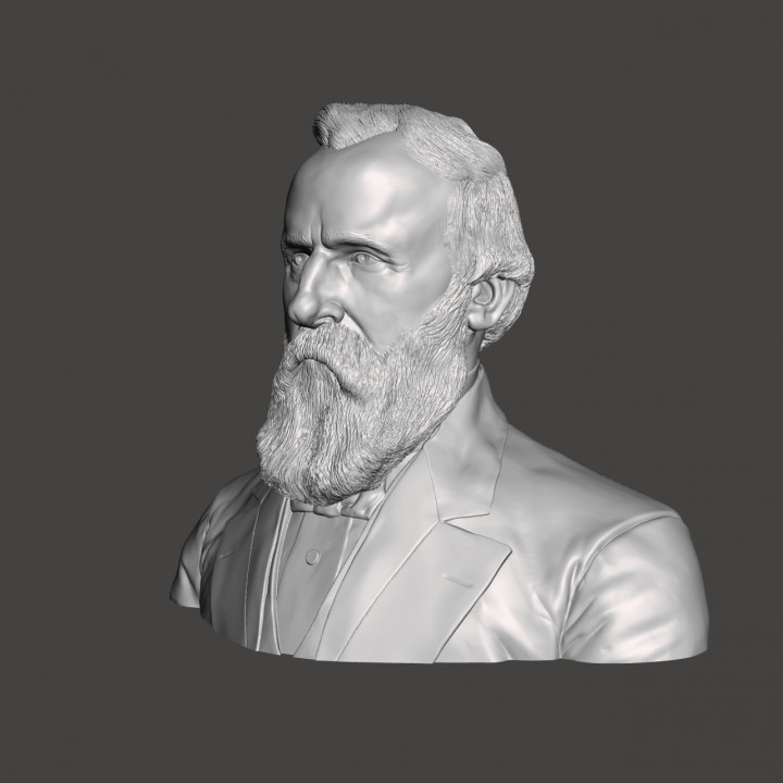 Rutherford B. Hayes - High-Quality STL File for 3D Printing (PERSONAL USE) image