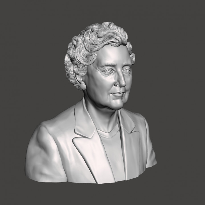 Agatha Christie - High-Quality STL File for 3D Printing (PERSONAL USE) image