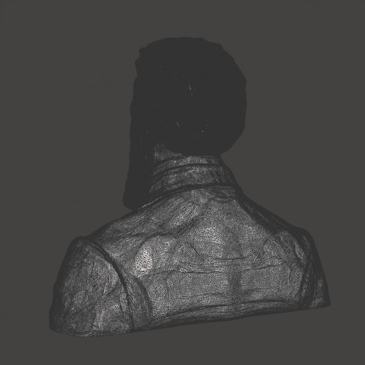 Herman Melville - High-Quality STL File for 3D Printing (PERSONAL USE)