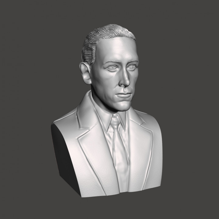 H.P. Lovecraft - High-Quality STL File for 3D Printing (PERSONAL USE) image