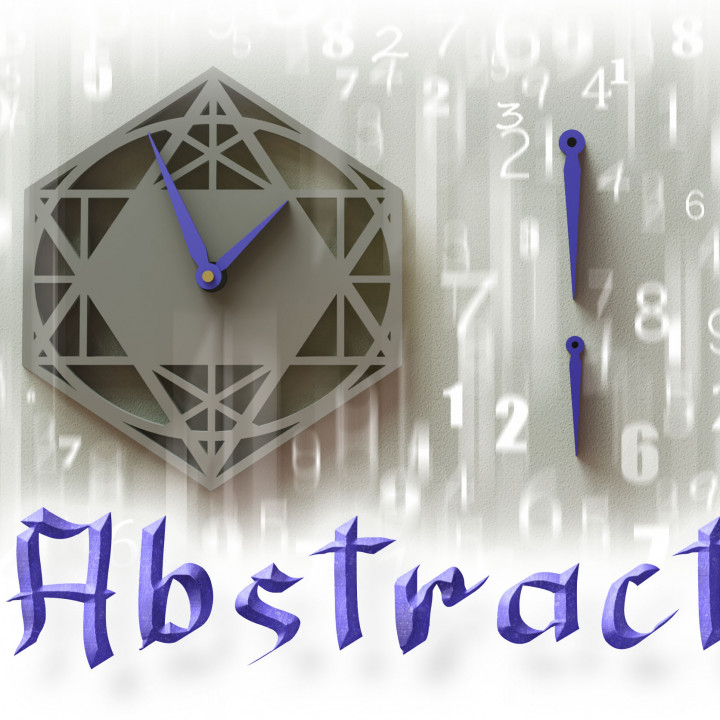 Abstract clock