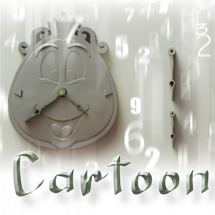 Cartoon clock image