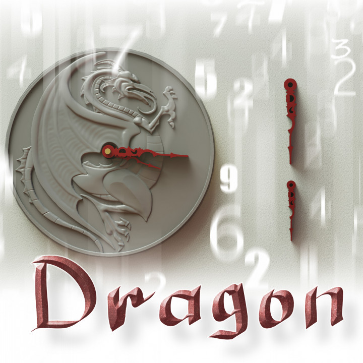 Dragon clock image