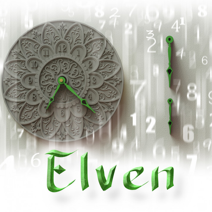Elven clock image