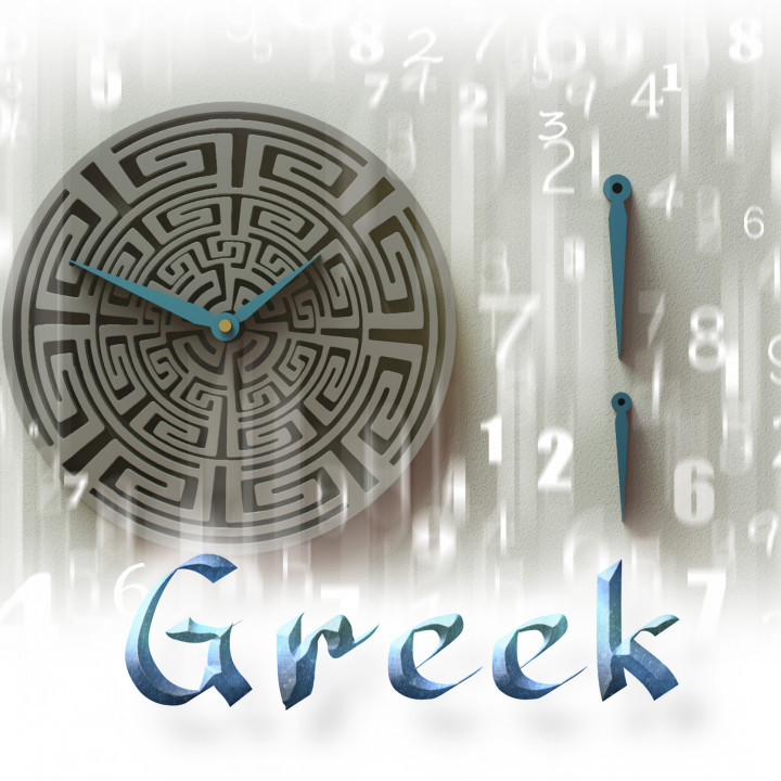Greek clock image