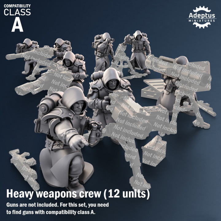 Heavy Weapons Team. Janissaries Regiment. Imperial Guard. Compatibility class A. image