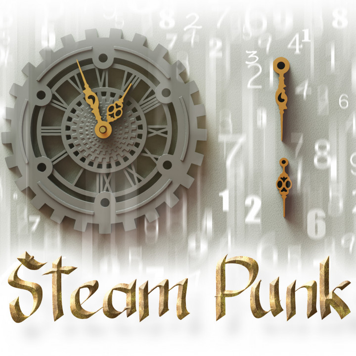 Steampunk clock