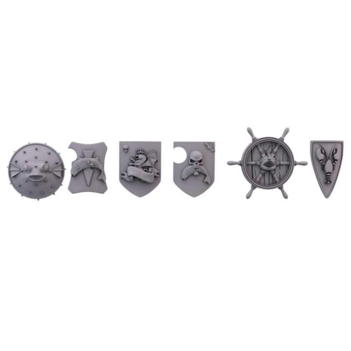 River Patrol shields set