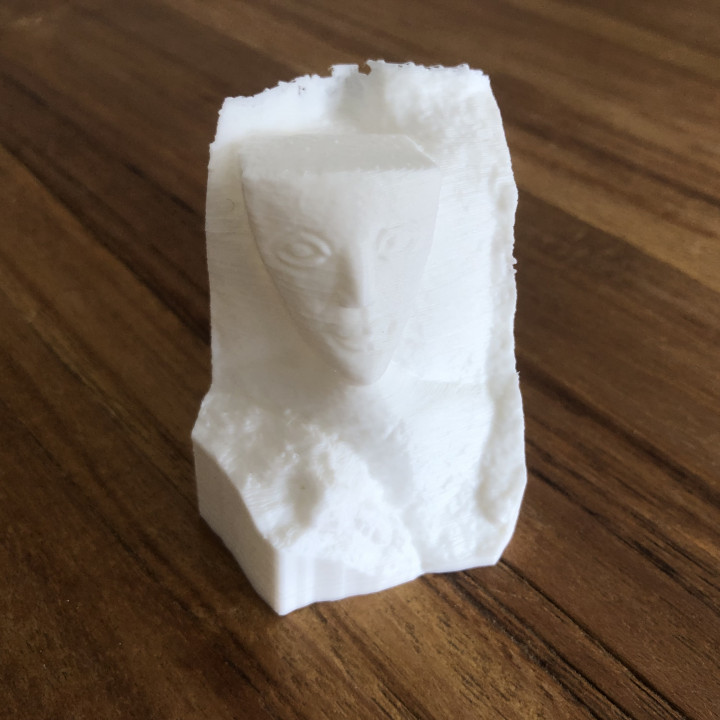 3D scan of a sculpture in Saint-Chaptes France