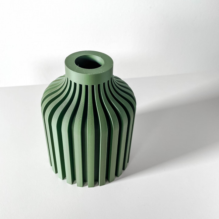 The Alik Short Vase, Modern and Unique Home Decor for Dried and Preserved Flower Arrangement image