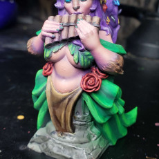 Picture of print of [BUST] Cybel The Satyr [PRE-SUPPORTED] 32mm Female Druid Bard