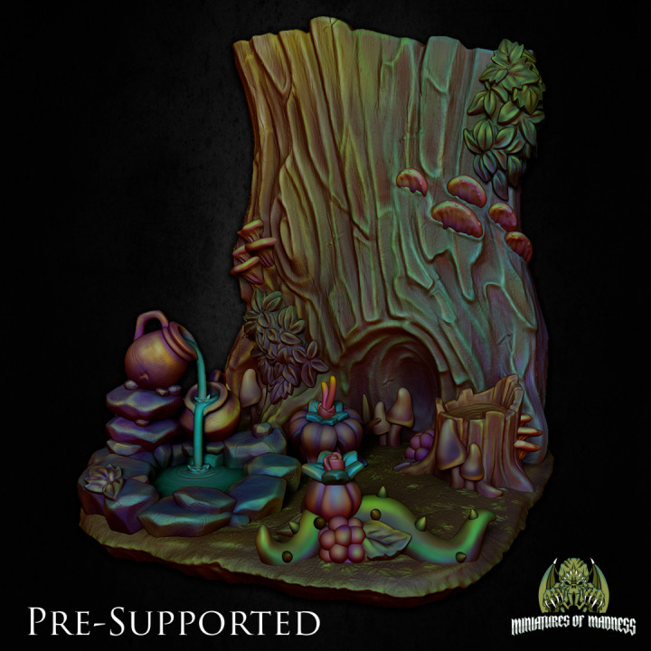 Satyr Scenery [PRE-SUPPORTED] Forest Nature Diorama image