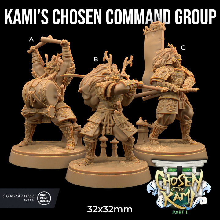 Kami's Chosen Command Group | PRESUPPORTED | Chosen of The Kami Pt. 1 image