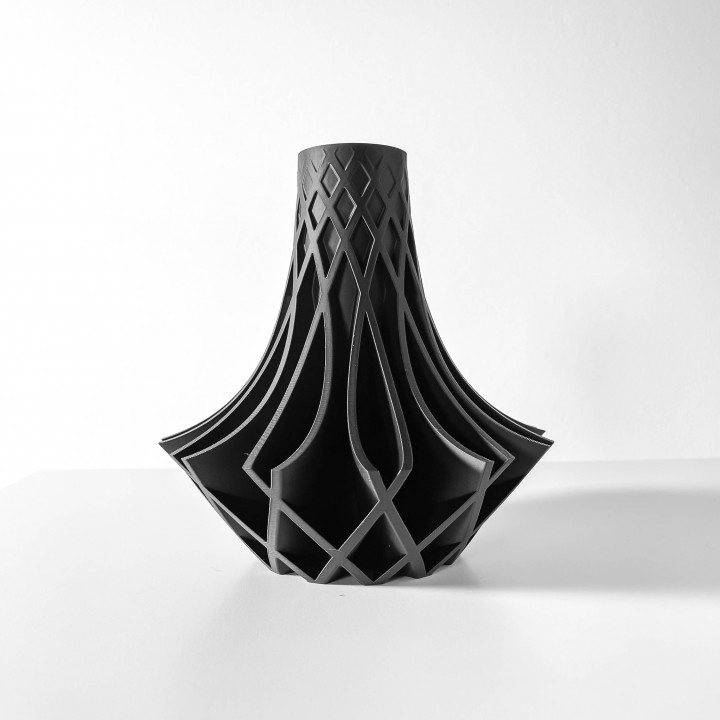 The Kiva Vase, Modern and Unique Home Decor for Dried and Preserved Flower Arrangement | STL File