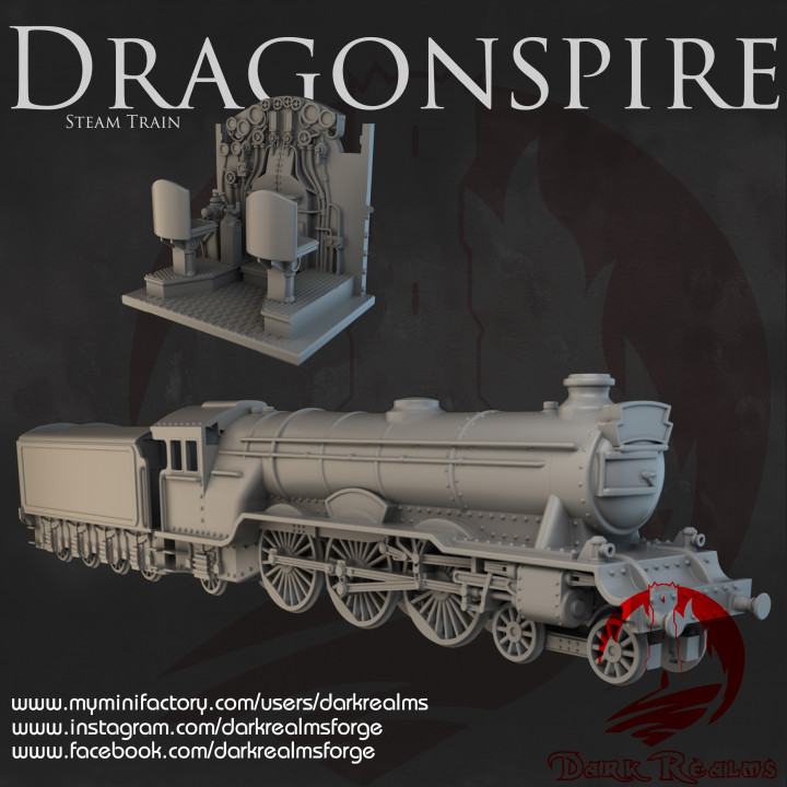 Dark Realms - Dragonspire Wizarding School - Steam Train image