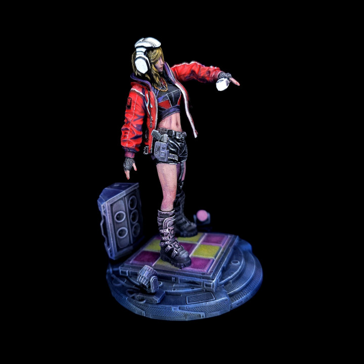 Cyberpunk Funk Idol - Hina "Wavefront" Stevens image